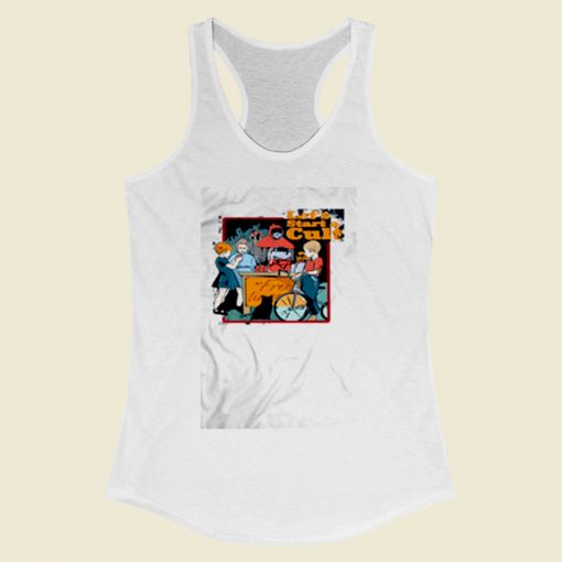 Horror Lets Start A Cult Women Racerback Tank Top