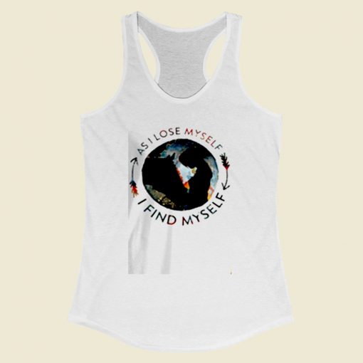 Horse Find Myself Women Racerback Tank Top