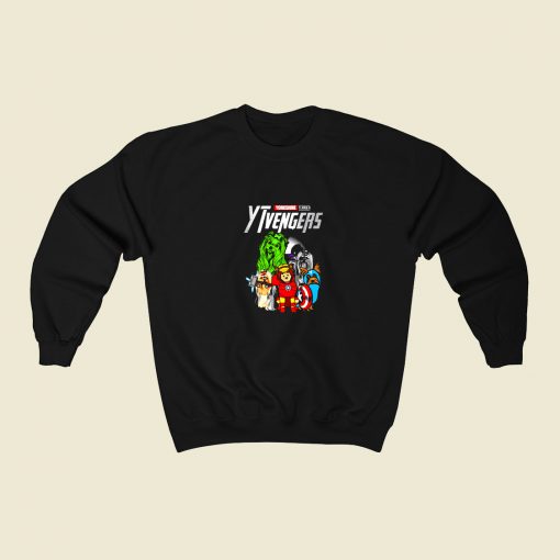 Hot Marvel Avengers Endgame Yorkshire Terrier Ytvengers 80s Fashionable Sweatshirt