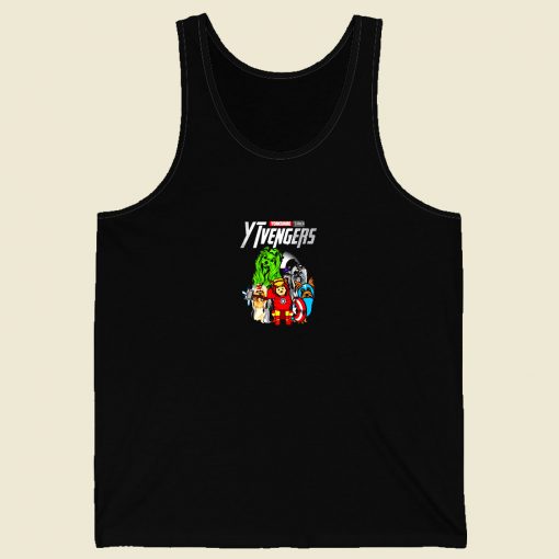 Hot Marvel Avengers Endgame Yorkshire Terrier Ytvengers Men Tank Top