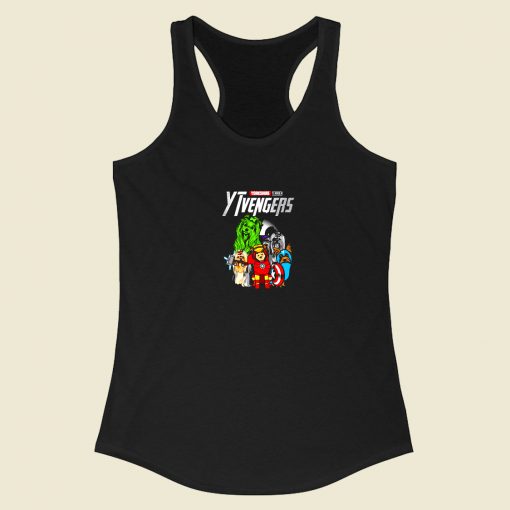 Hot Marvel Avengers Endgame Yorkshire Terrier Ytvengers Racerback Tank Top Style