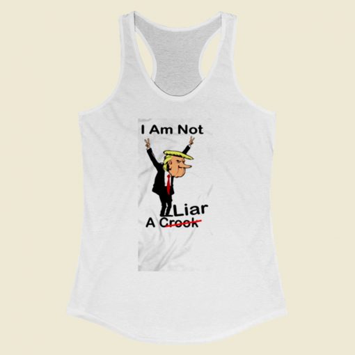 I Am Not A Crook Women Racerback Tank Top