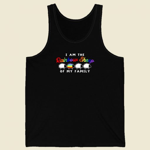 I Am Rainbow Sheep Of My Family Men Tank Top