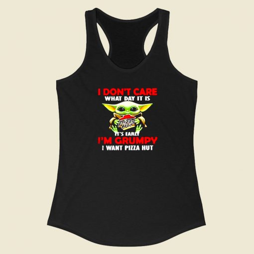 I Dont Care What Day Racerback Tank Top Style