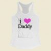 I Heart Daddy Women Racerback Tank Top