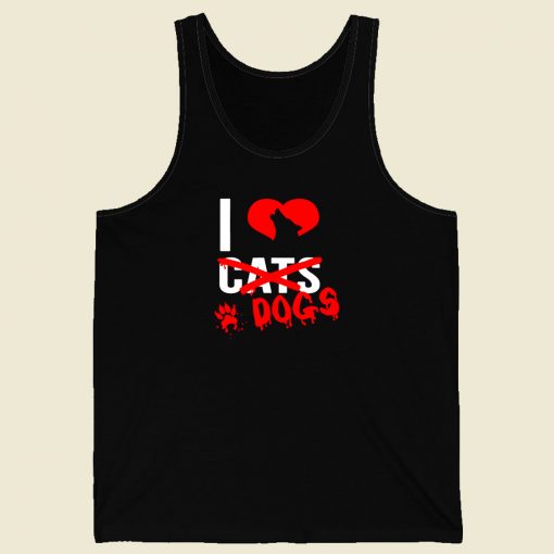 I Love Dogs Men Tank Top