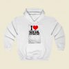 I Love Social Distancing Street Hoodie Style