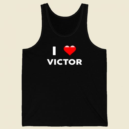 I Love Victor Men Tank Top