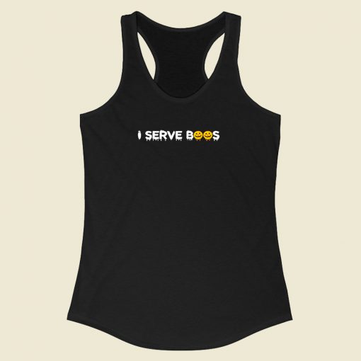 I Serve Boos Racerback Tank Top Style