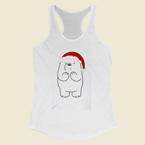 Ice Bear From We Bare Bears Women Racerback Tank Top