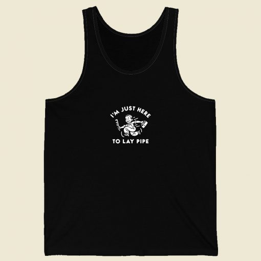 Im Just Here To Lay Pip Men Tank Top