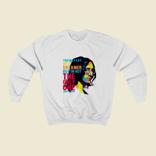 Imagine Tribute Lennon Christmas Sweatshirt Style