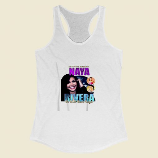 In Loving Memory Naya Rivera Women Racerback Tank Top