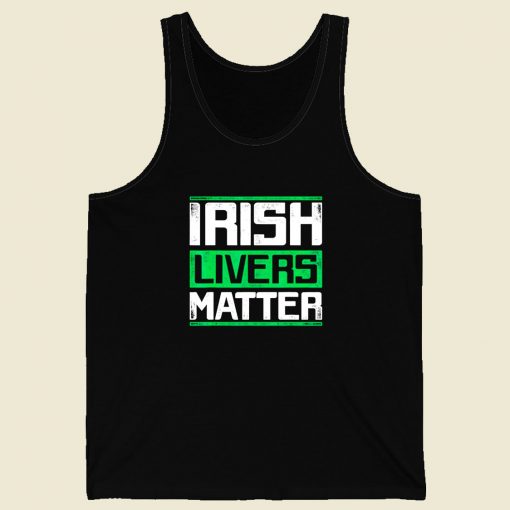 Irish Livers Matter Men Tank Top