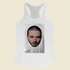 J Balvin Face Women Racerback Tank Top