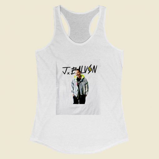 J Balvin Unisex Women Racerback Tank Top