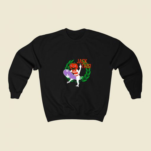 Jack This Halloween 80s Fashionable Sweatshirt