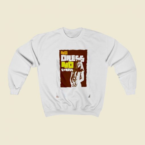 Janis Joplin No Dress No Stress Christmas Sweatshirt Style