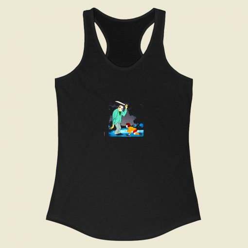 Jason Voorhees Killing Velma Dinkley From Scooby Doo Racerback Tank Top Style