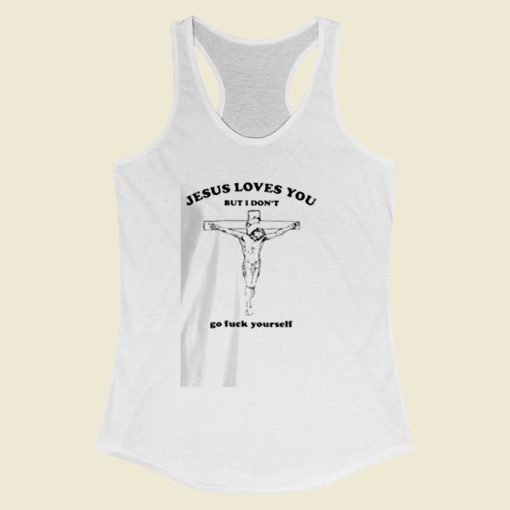 Jesus Love You Women Racerback Tank Top