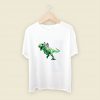 Jesus Riding A Dinosaur Men T Shirt Style