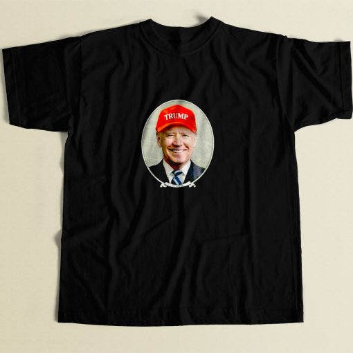 Joe Biden Wearing Hat 80s Men T Shirt