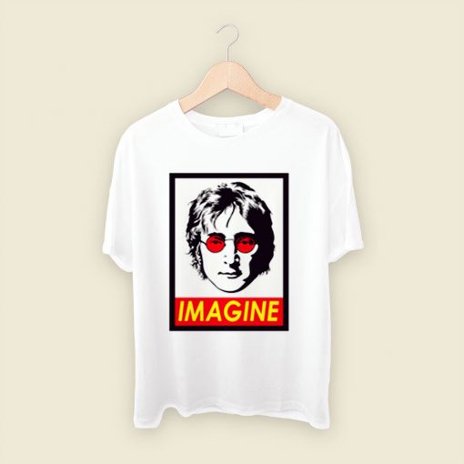 Johh Lennon Frame Men T Shirt Style