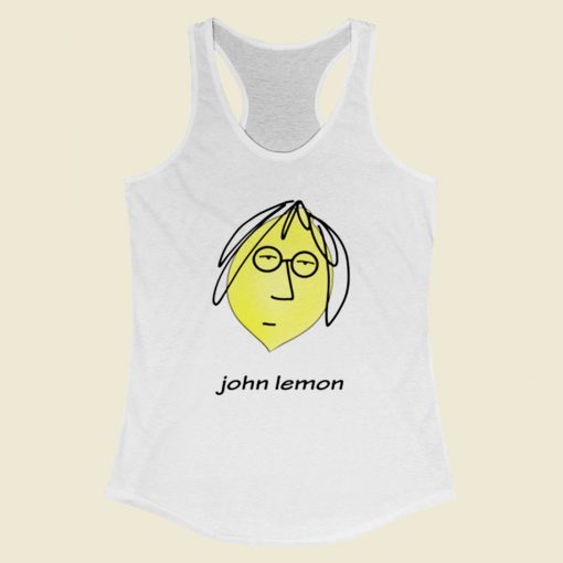 John Lemon Women Racerback Tank Top