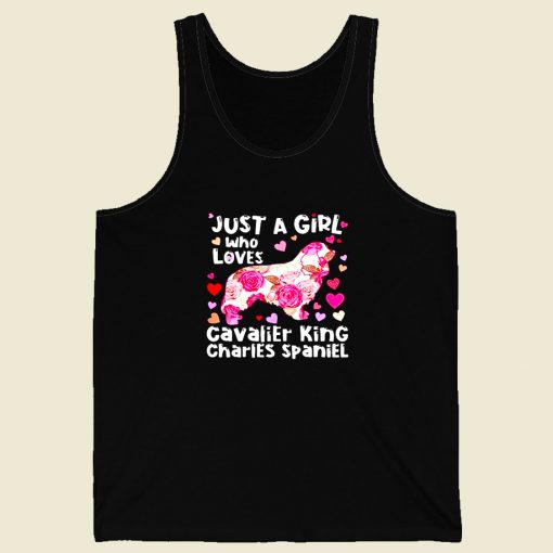 Just A Girl Who Loves Cavalier King Men Tank Top