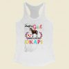 Just A Girl Who Loves Okapisss Women Racerback Tank Top