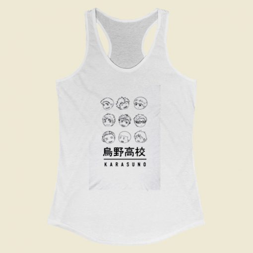 Karasuno Boys Women Racerback Tank Top