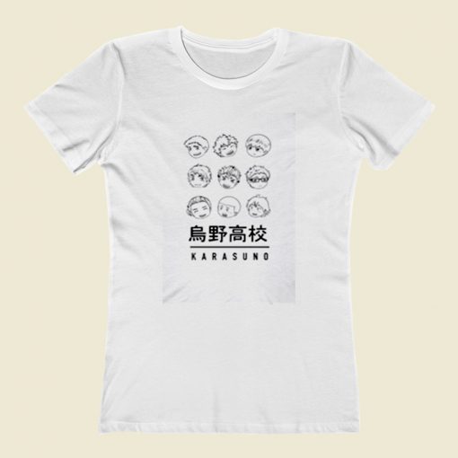 Karasuno Boys Women T Shirt Style