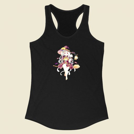 Kawaii Witch Anime Girl Racerback Tank Top Style