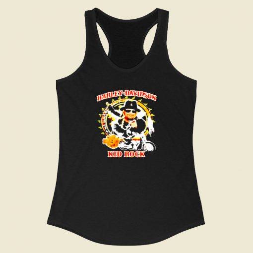 Kid Rock Harley Davidson Racerback Tank Top Style