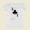 King Of Clubs Card Women T Shirt Style