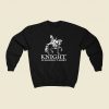 Knight In Shining Armor 80s Fashionable Sweatshirt