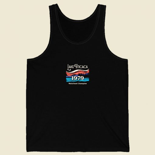 Lake Titicaca Motorboat Champion Men Tank Top