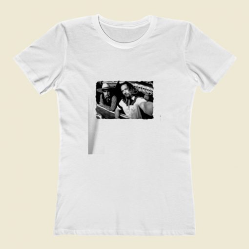 Lebowski The Dude And The Stranger Backstage Women T Shirt Style