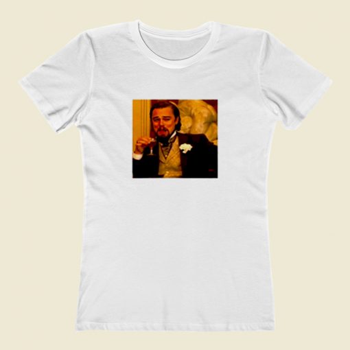 Leonardo Dicaprio Drinking Meme Women T Shirt Style