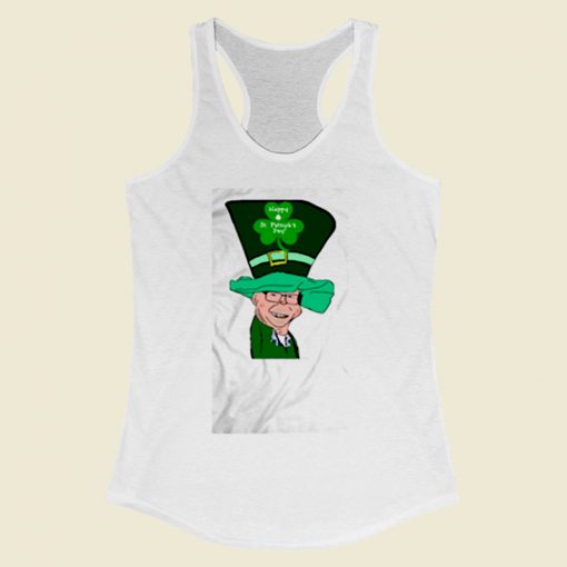 Leprechaun Women Racerback Tank Top