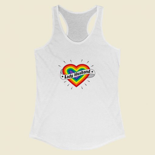 Lesbian Wedding Women Racerback Tank Top