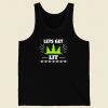 Lets Get Lit Funny Christmas Tree Men Tank Top