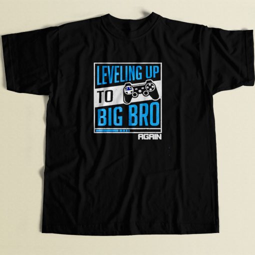 Leveling Up To Big Bro 80s Men T Shirt