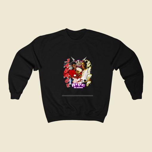 Lil Boosie And Webbie Savage 80s Fashionable Sweatshirt