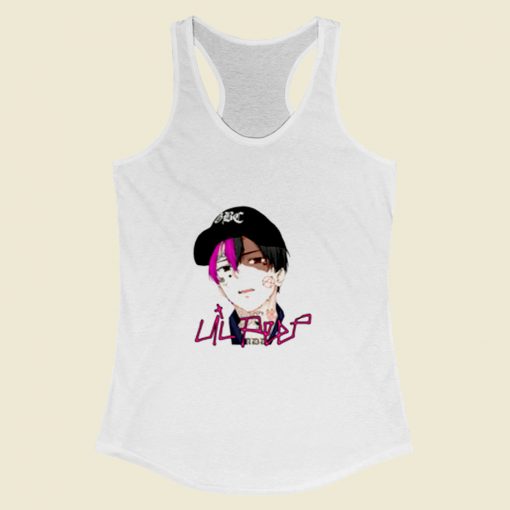 Lil Peep Anime Hell Boy Women Racerback Tank Top