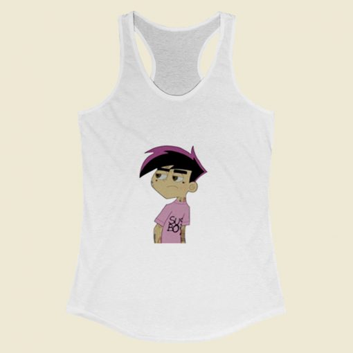 Lil Peep Danny Phantom Women Racerback Tank Top