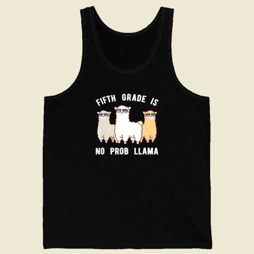 Llama 5th Grade Men Tank Top