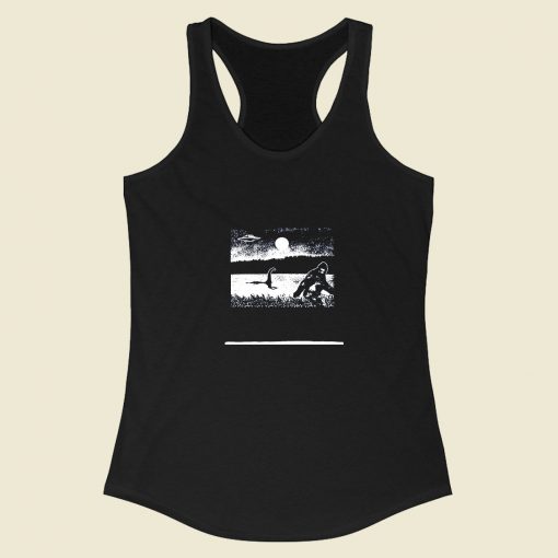 Loch Ness Monster Bigfiit Racerback Tank Top Style