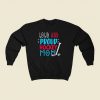 Loud Proud Hockey Mom 80s Fashionable Sweatshirt