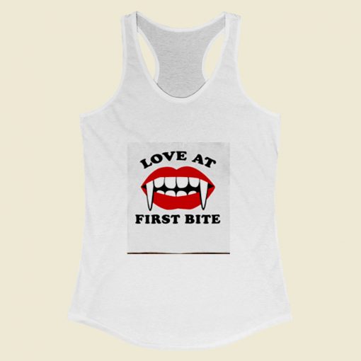 Love At First Bite Women Racerback Tank Top